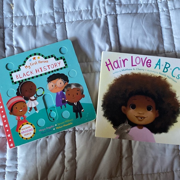⭐️5/$15 🆕TODDLER BOOKS: (2) My First Heroes: Black History & Hair Love ABC’s - Picture 1 of 7